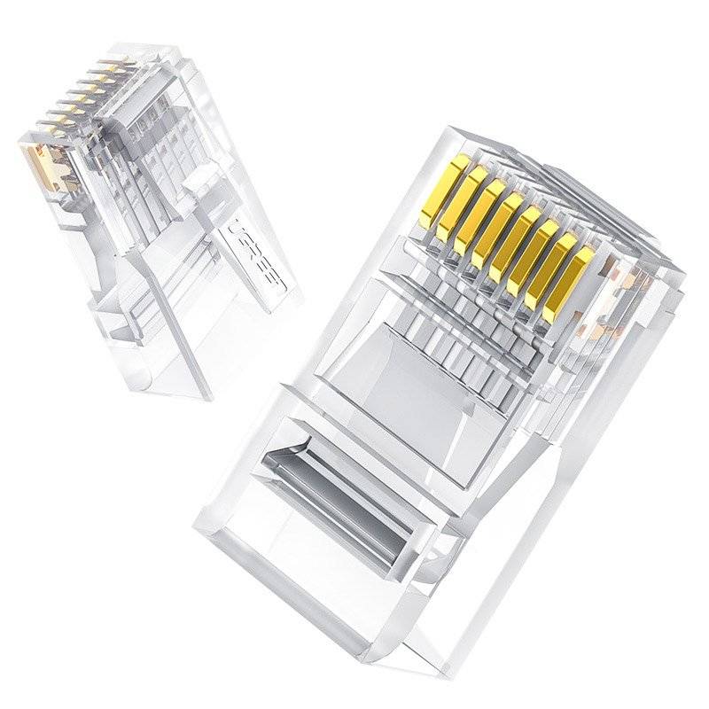 UGREEN NW120 Cat6 UTP RJ45 Modular Plugs - 100 Peças