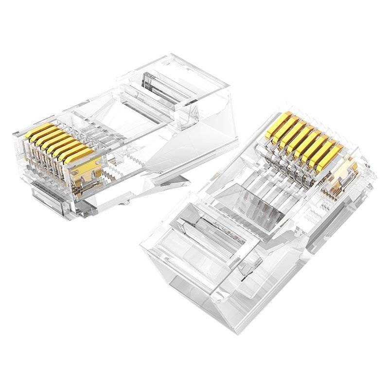 UGREEN NW120 Cat6 UTP RJ45 Modular Plugs - 100 Peças