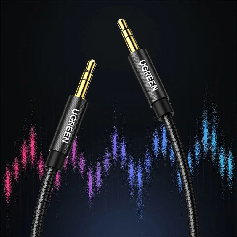 UGREEN 1M 3.5mm Male to Male Stereo Audio Aux Cable Braided
