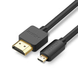 Ugreen HD127 micro HDMI - HDMI 2.0 4K 60Hz cable 1 m - black 30148