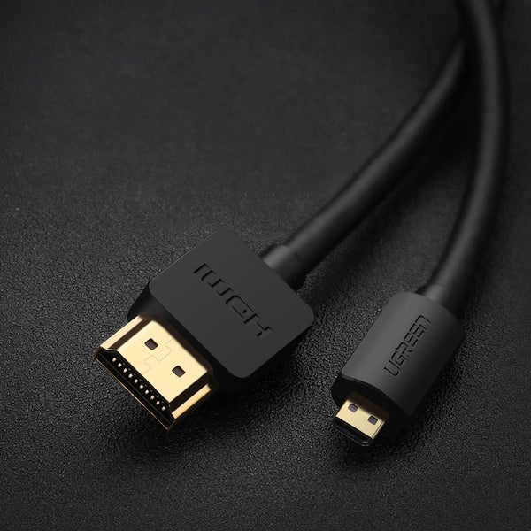 Ugreen HD127 micro HDMI - HDMI 2.0 4K 60Hz cable 1 m - black 30148
