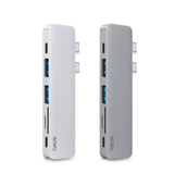 WiWU T8 7-in-1 USB-C 3.0 Adapter for MacBook Pro