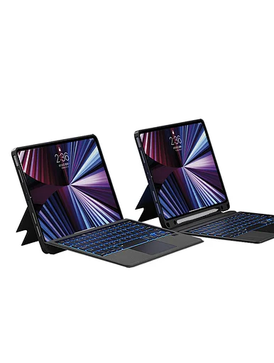 WIWU Capa com Teclado para iPad MAG TOUCH 12.9" - PRETA