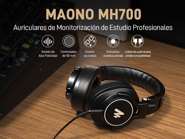 Fone de ouvido MAONO AU-MH700