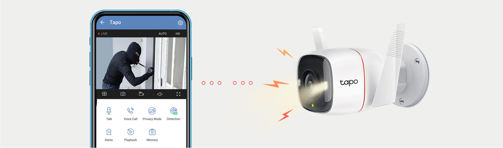 Câmara de Segurança Wi-Fi Exterior TP-Link Tapo C320WS