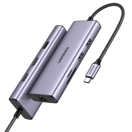 UGREEN USB C Hub Dual HDMI Adapter, 9-in-1 USB C