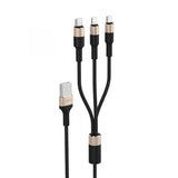 Havit H691 Cabo de Dados e Carregamento 3 em 1 de 1,2m