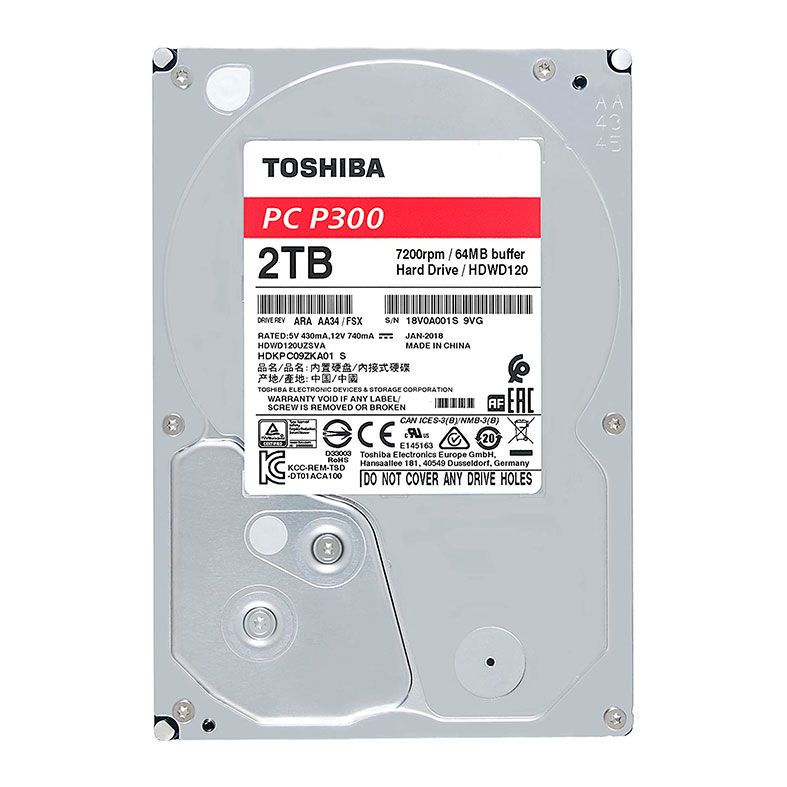 Desktop Toshiba 2TB HDD P300