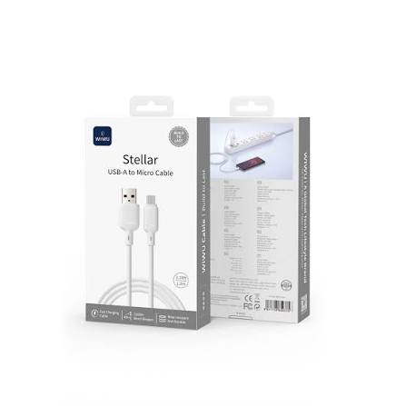 WiWU Stellar Series Wi-C086 USB-A to Micro USB Cable 1M