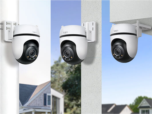 TP-Link Tapo C520WS – Câmara de Segurança Wi-Fi 2K QHD Pan/Tilt para Exterior