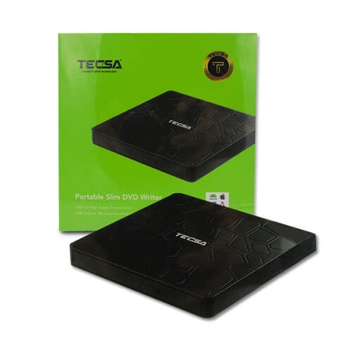 Tecsa Portable Slim DVD Writer External TCS-ED6