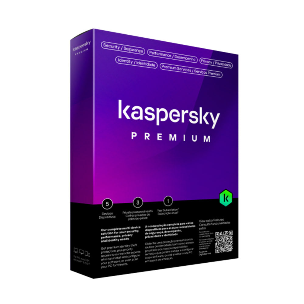 Kaspersky Premium – 5 Dispositivos