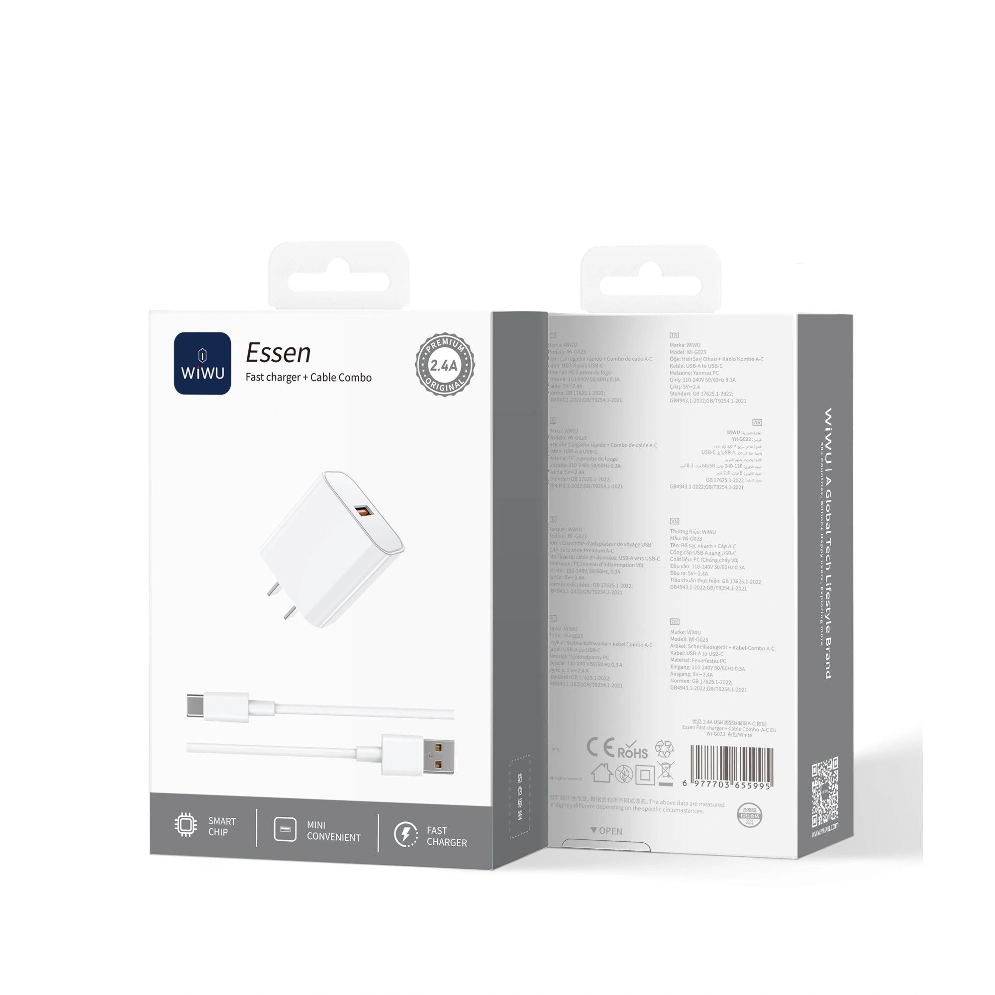 WiWU Essen GaN Charger Kit Wi-G023
