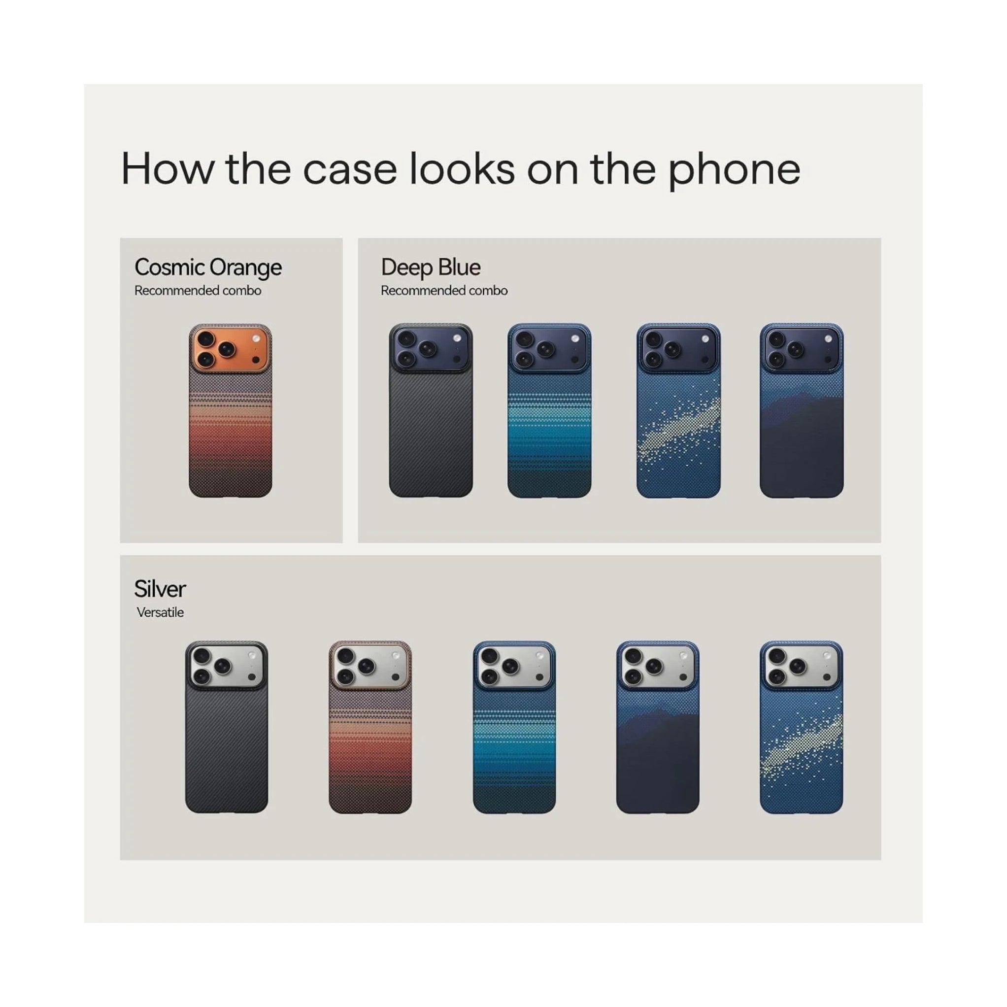 Capa Pitaka Carbono Metal para iPhone 17 Pro Max