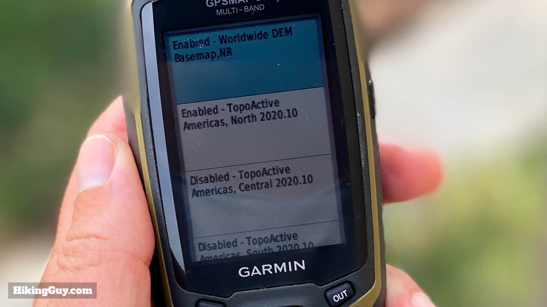GPS Garmin GPSMAP 65