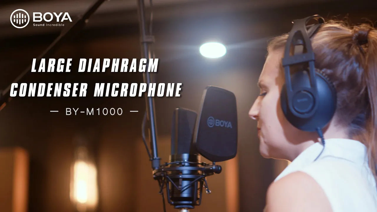 Microfone BOYA BY-M1000 Condensador