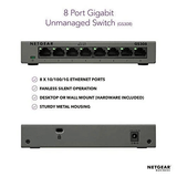SWITCH NETGEAR 8-PORT GIGABIT ETHERNET UNMANAGED  (GS308)