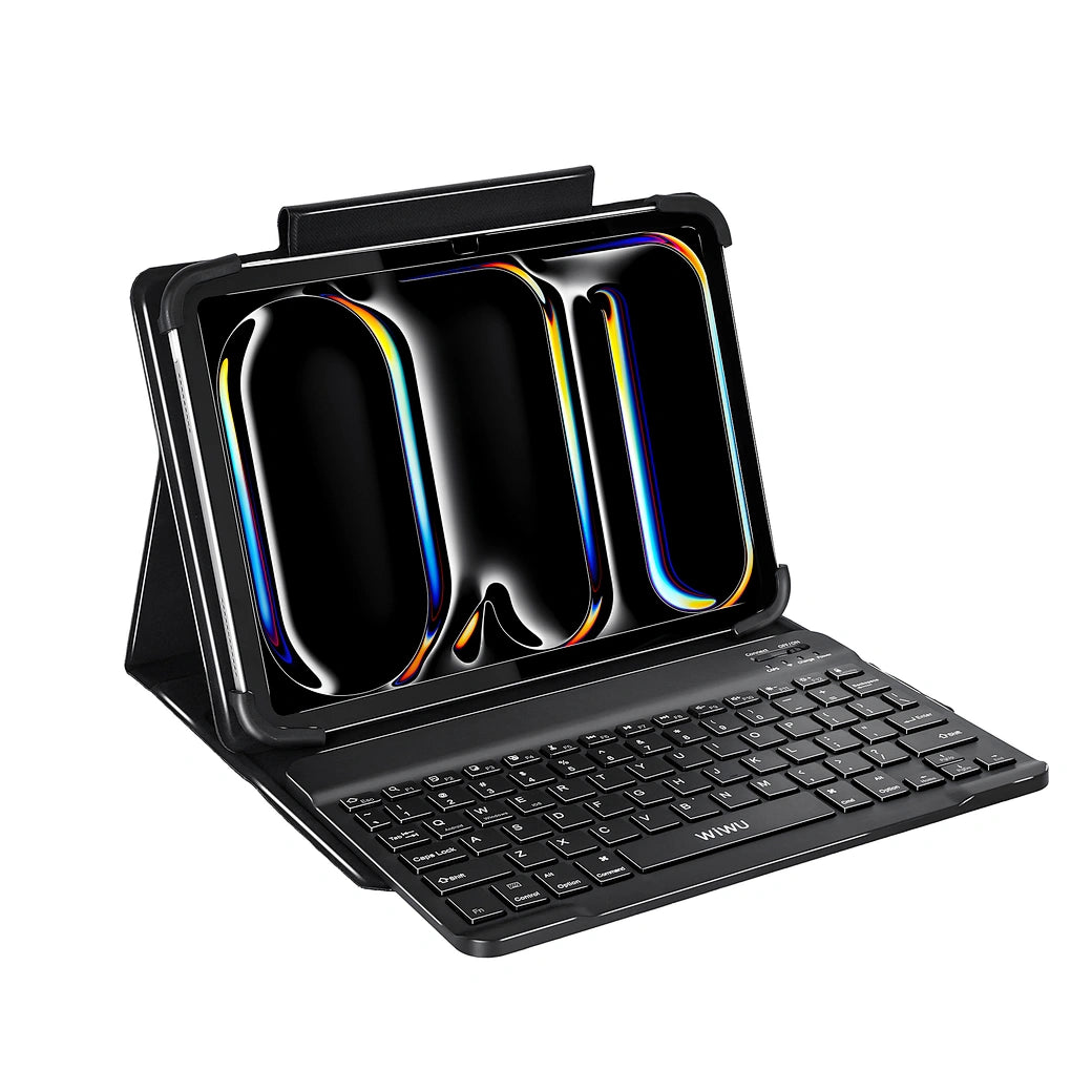 Capa com Teclado Universal WiWU para Tablets 9"–11" – W-UK001BLK9