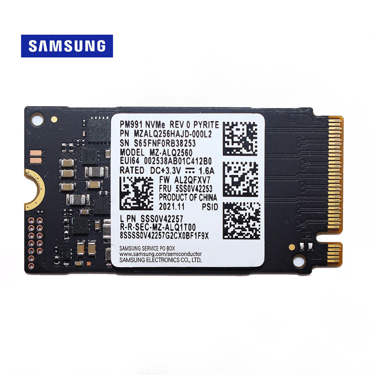 Ssd Nvme 256gb M.2 2280 Mz-alq2560