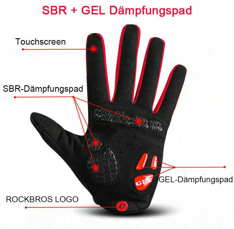 Luva de Ciclismo Rockbros S169-1BR