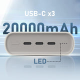 Samsung Powerbank  20000 mAh 3 USB C Power Delivery 45W