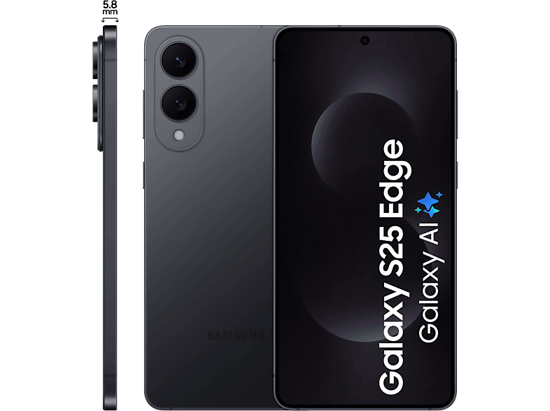 Samsung Galaxy S25 Edge  JET BLACK