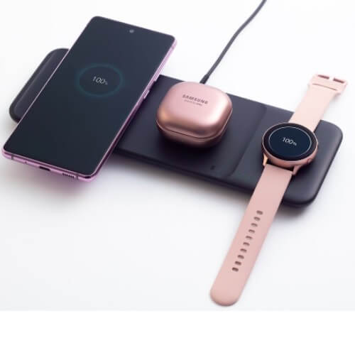 SAMSUNG Wireless Charger Trio, Black