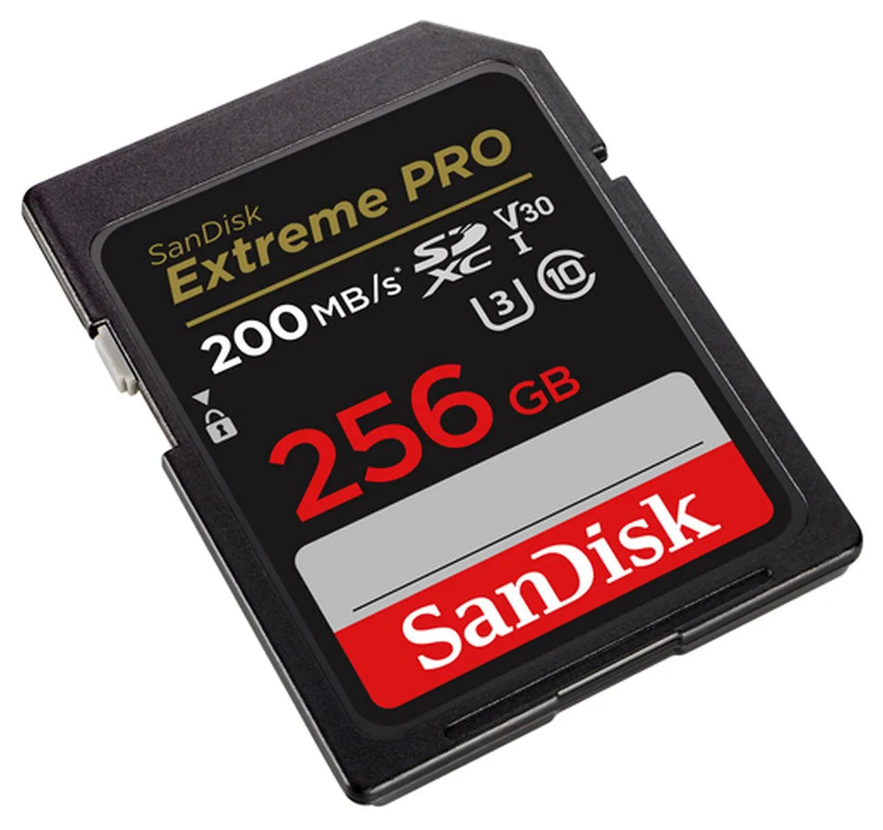 SanDisk Extreme PRO SDXC UHS-I Card - C10, U3, V30, 4K UHD
