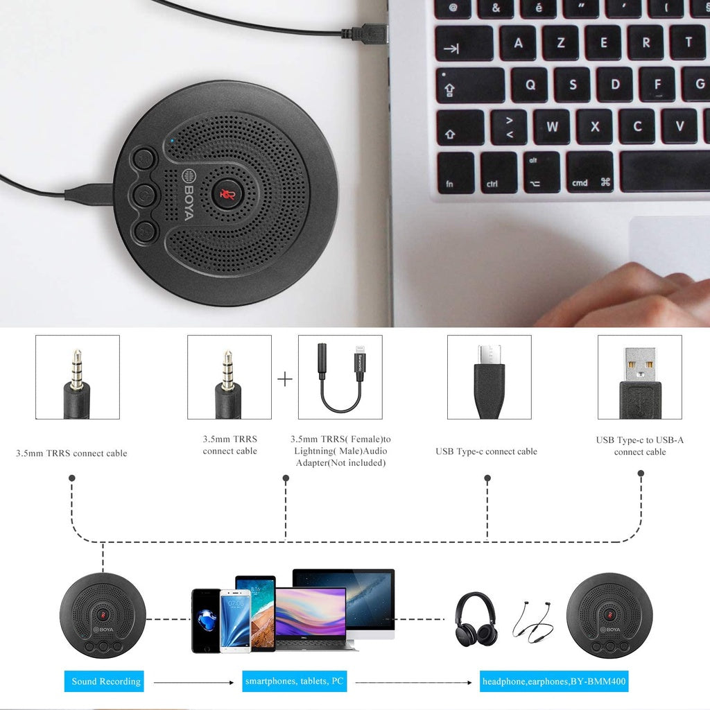 Boya BY-BMM400 Microfone para conferências