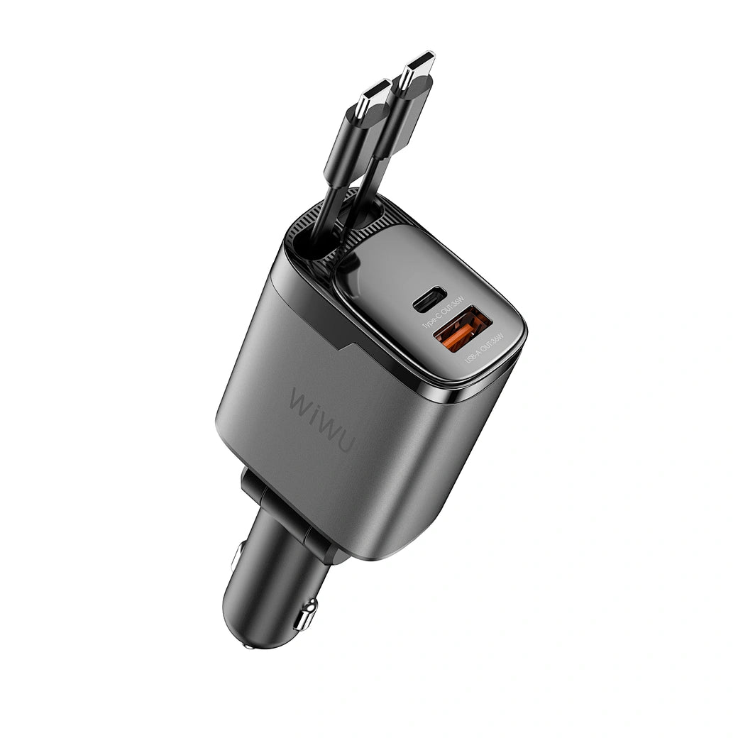 WiWU Helix Pro 111W Retractable Car Charger – Wi-CC034