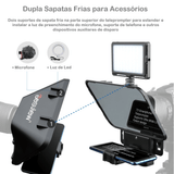 Desview T3 Teleprompter – Compacto, Profissional e Versátil