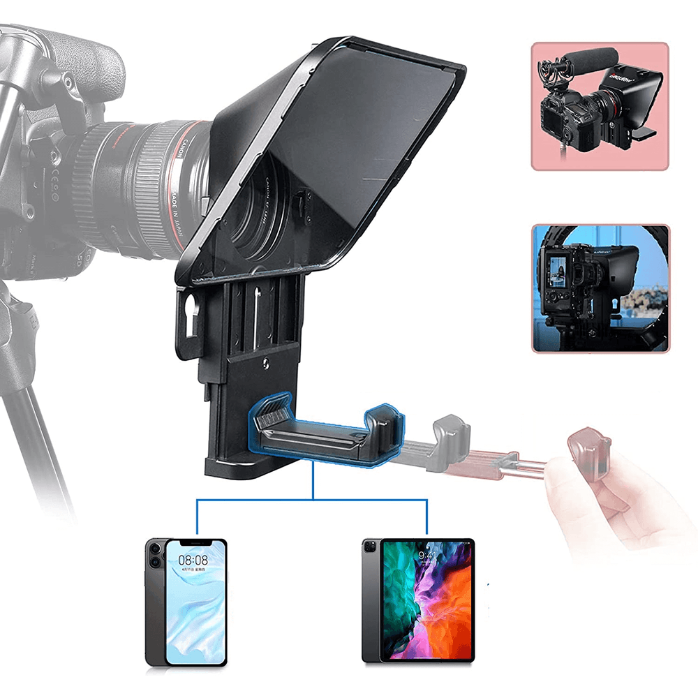 Desview T3 Teleprompter – Compacto, Profissional e Versátil