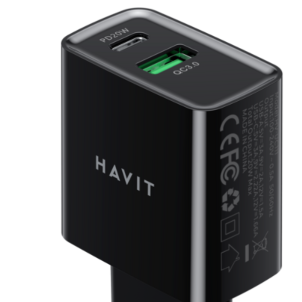 HV-UC111 EU Mobile series-Home charger Black Havit