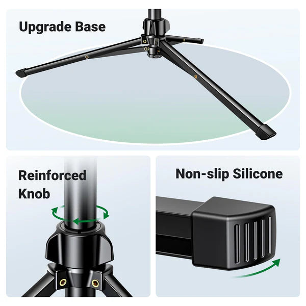 UGREEN 70 inch Aluminum Phone Tripod with Bluetooth Remote
