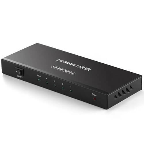 Ugreen 40202EU Amplificador Splitter 1 em 4 saída 1080p HDMI FULL HD