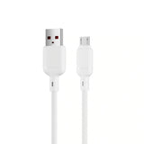 Cabo WiWU Stellar Wi-C086 USB-A para Micro USB, branco, 1 metro