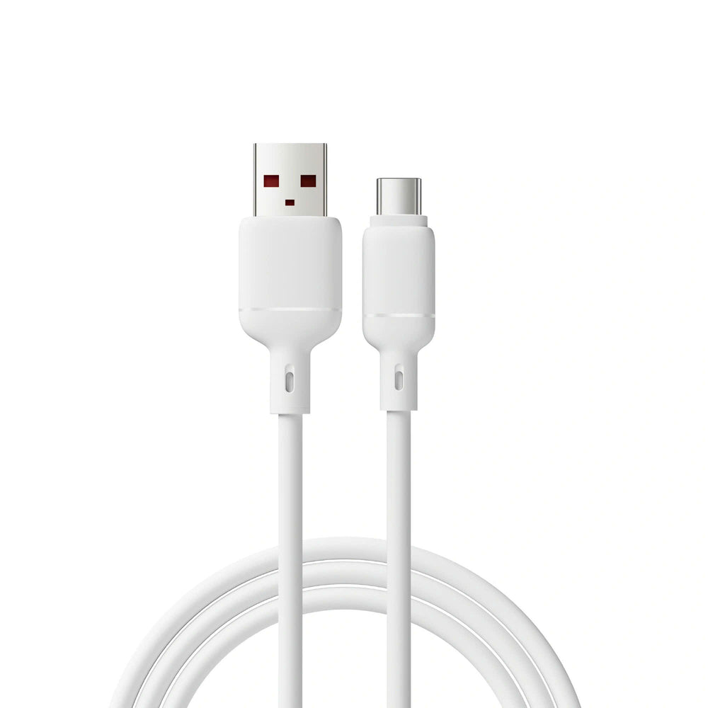 Cabo WiWU Stellar Series Wi-C088 USB-A para USB-C branco, 1 metro