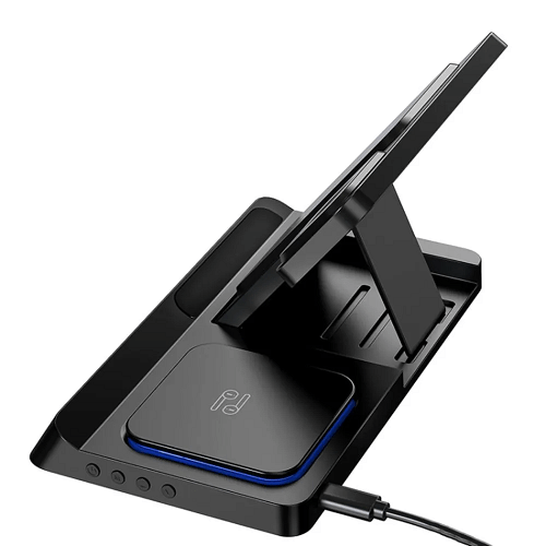 WIWU Wi-W006 5 in 1 15W Wireless Charger (Black)
