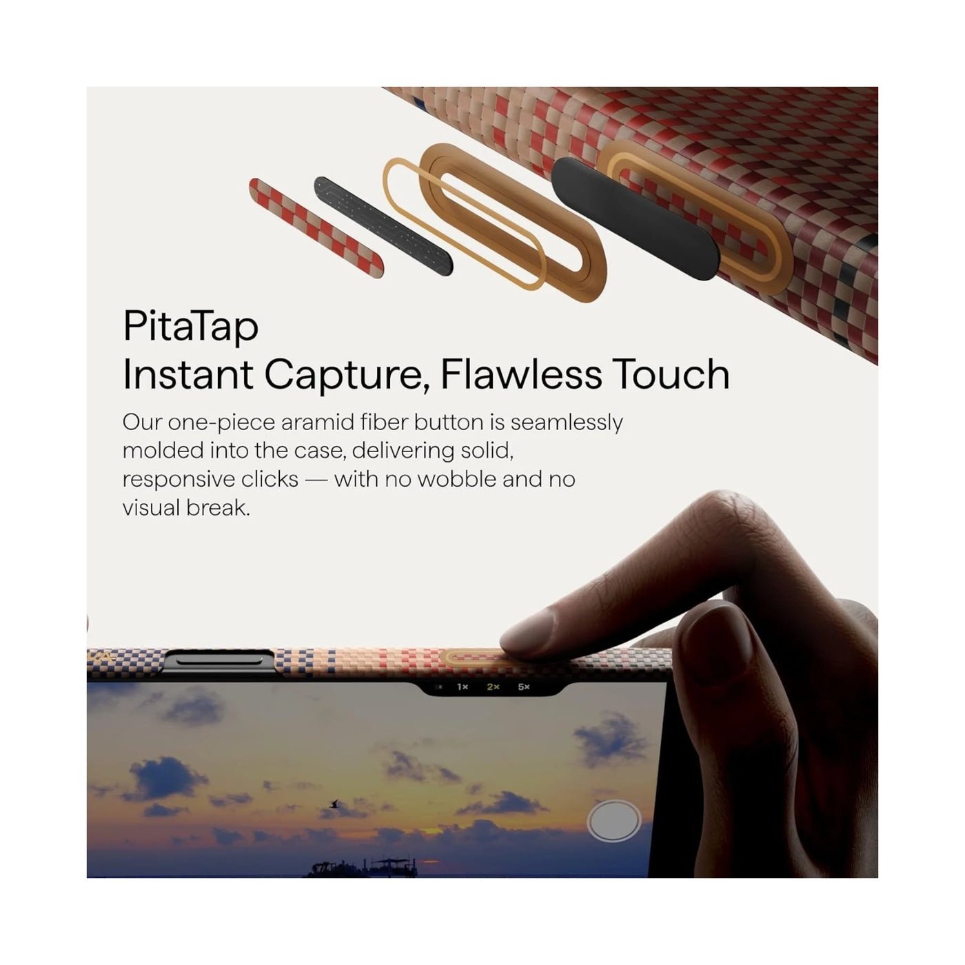 Capa Pitaka Carbono Metal para iPhone 17 Pro Max