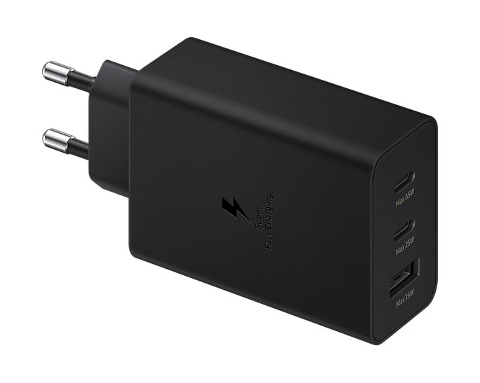 Carregador Samsung 65W Triplo USB (EP-T6530)