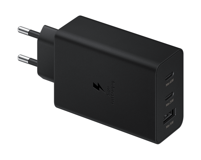 Carregador Samsung 65W Triplo USB (EP-T6530)
