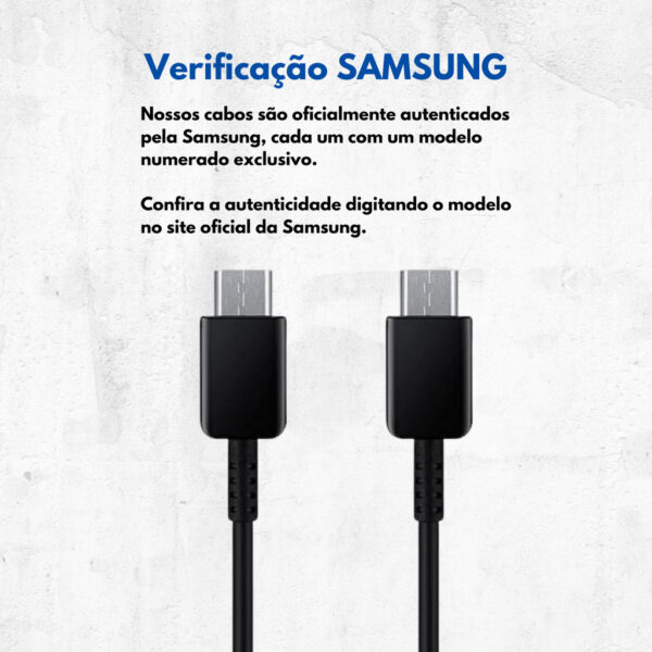 CABO SAMSUNG USB TYPE-C TO TYPE C  3A - Image 4
