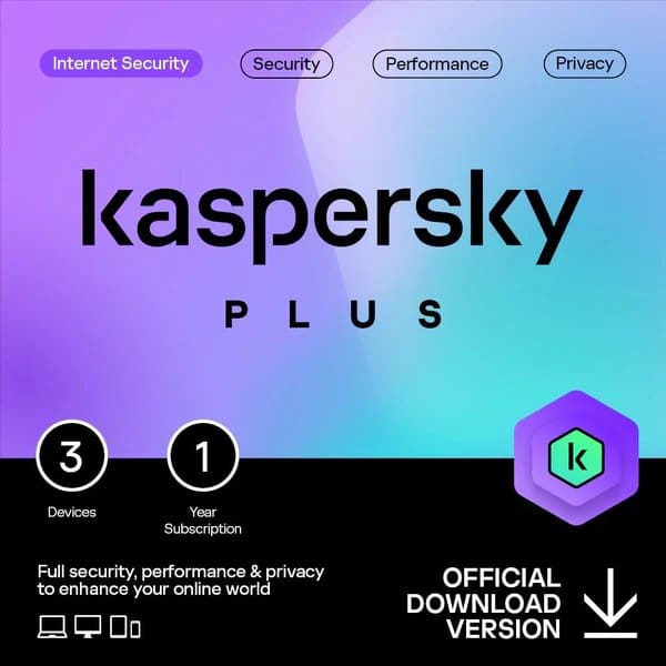 Kaspersky Plus 3 Usuarios