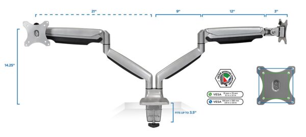 Suporte Duplo para Monitores Articulado - Image 2