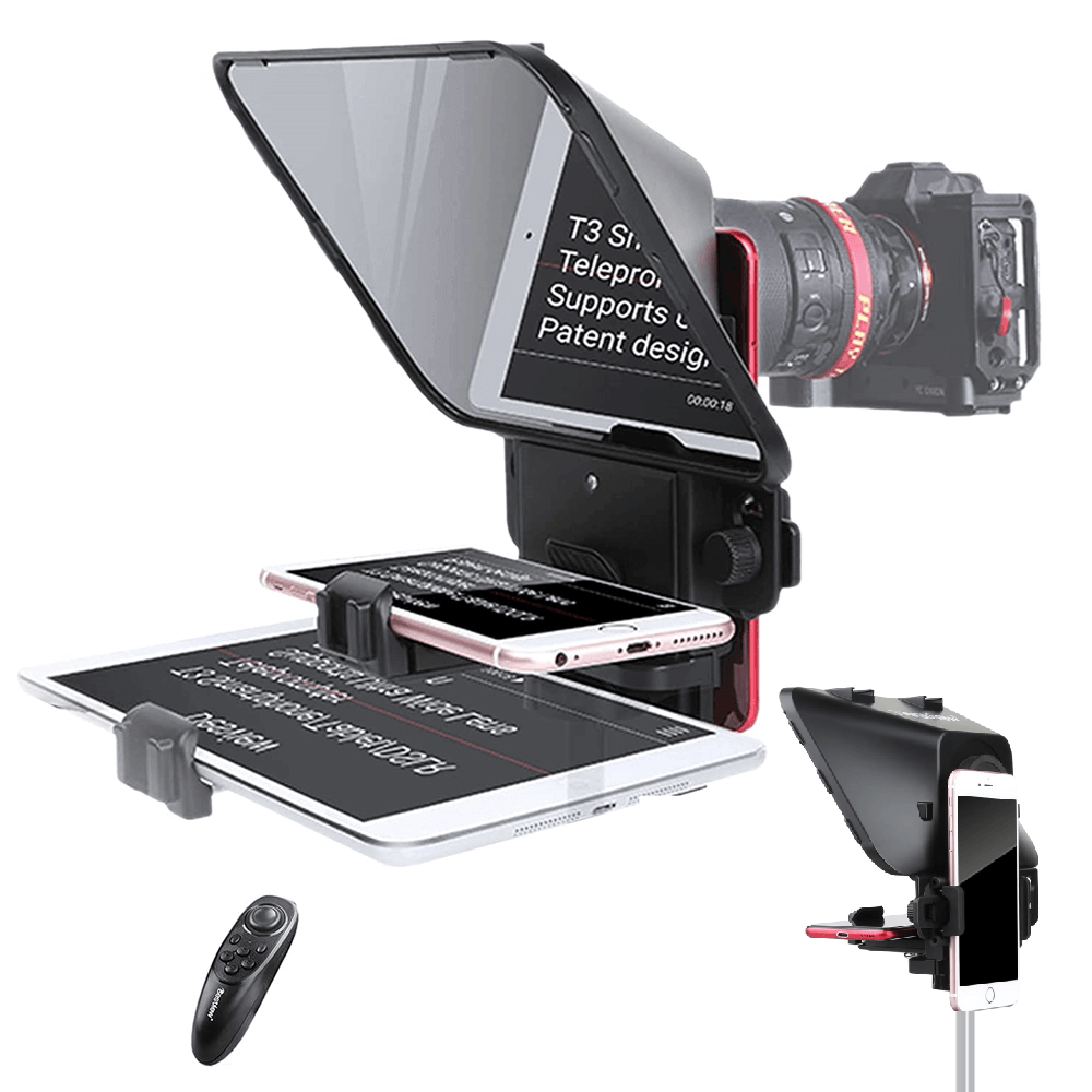 Desview T3 Teleprompter – Compacto, Profissional e Versátil