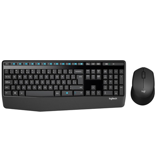 Combo Teclado e Mouse Sem Fio Logitech MK345