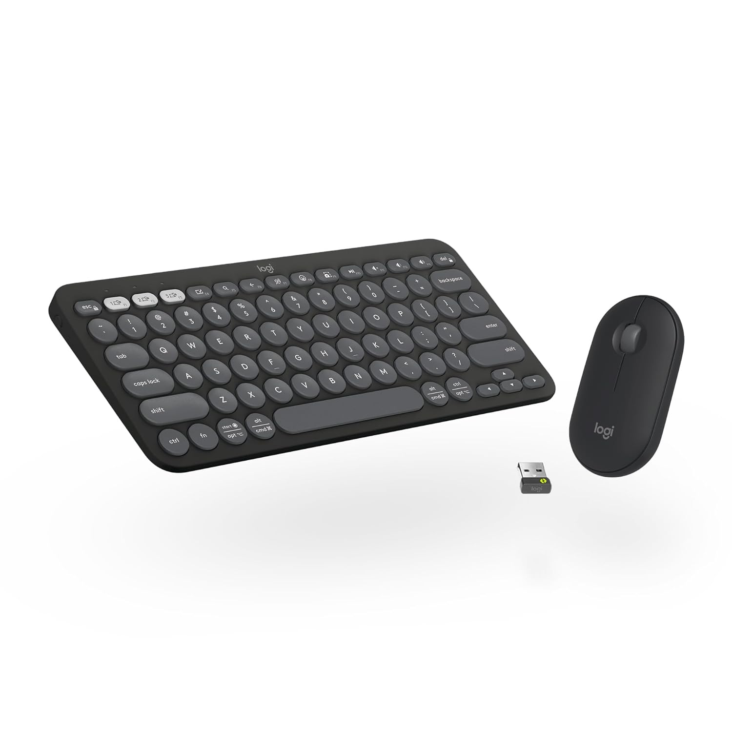 Logitech Pebble 2 Combo – Teclado e Mouse Sem Fio Slim