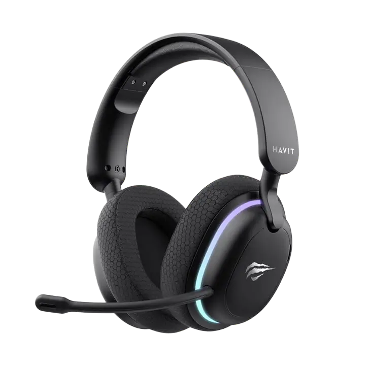 Havit Fuxi-H7 – Headset Gamer Wireless com RGB