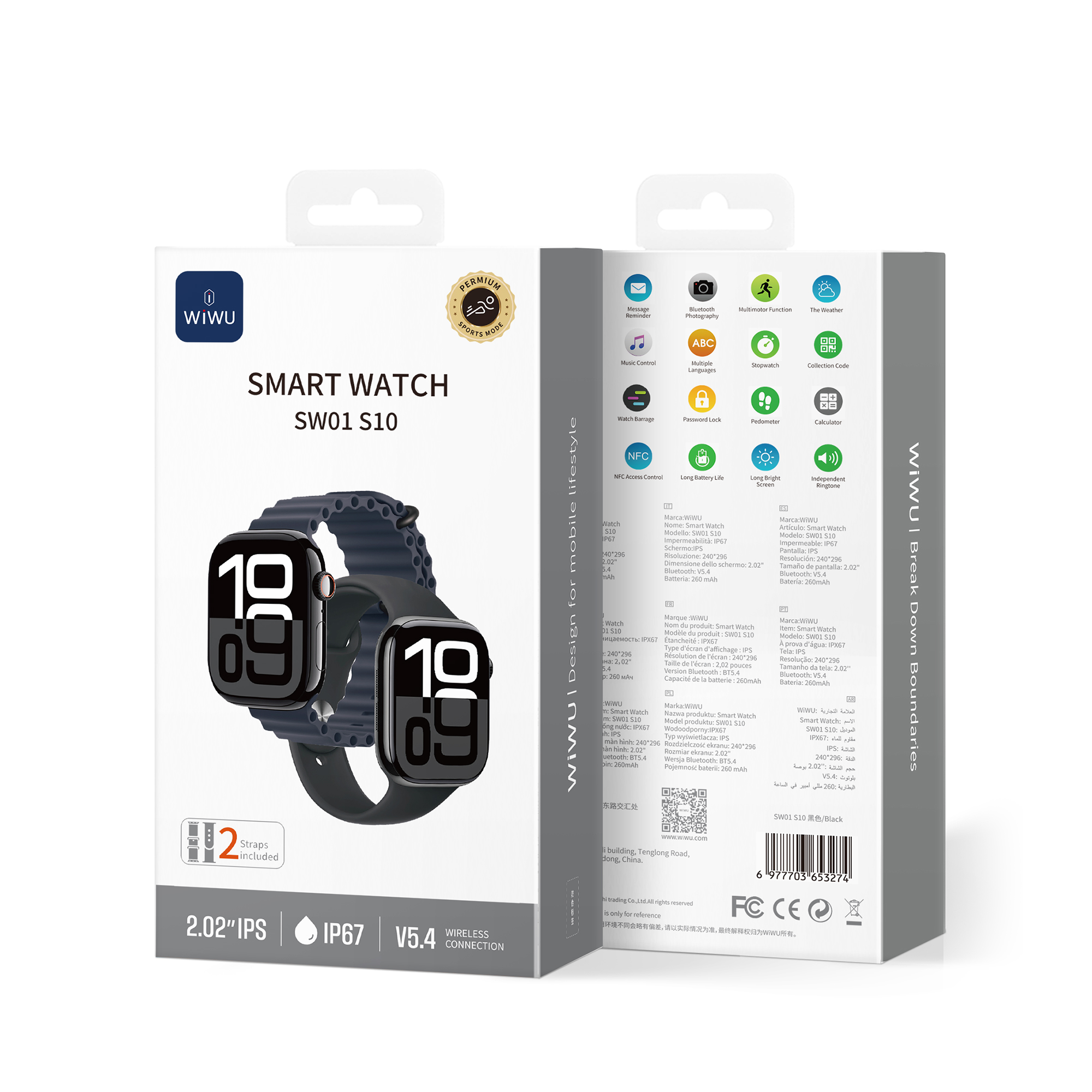 WiWU Smart Watch SW01 S10
