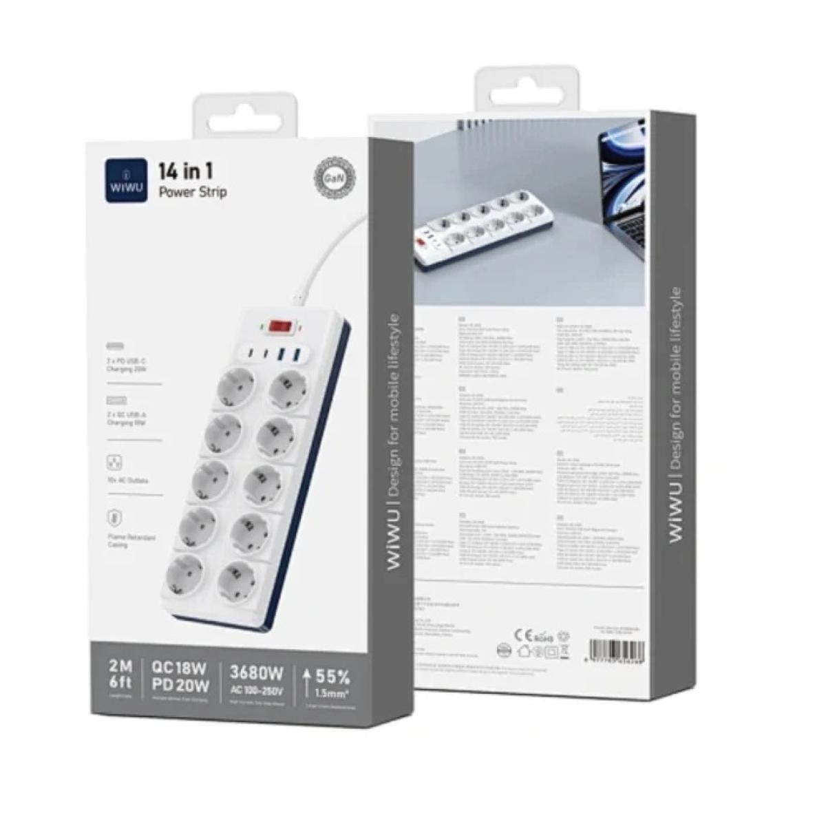 WiWU Wi-S008 PS1042 20W GaN 14 in 1